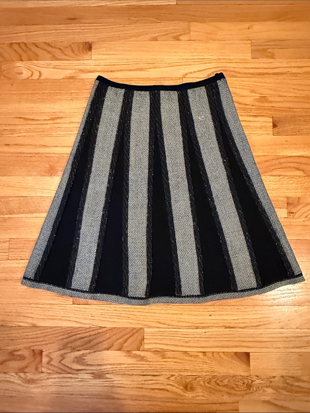 Chanel Cocomark A line wool blend skirt size 44
